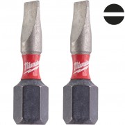 Milwaukee Биты Shockwave SL0.6x4.5 x 25мм 2шт 4932430901